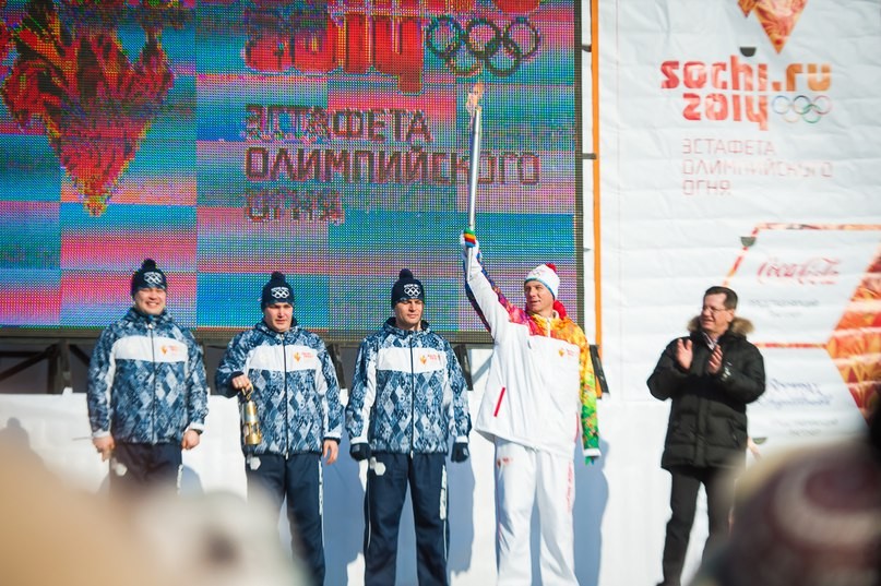 Астрахань встретила Олимпийский Огонь! Фото