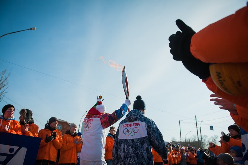 Астрахань встретила Олимпийский Огонь! Фото