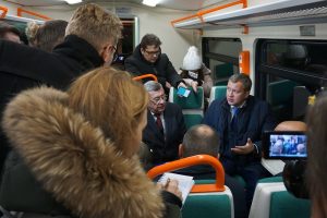 1 71 Пригородный поезд от станции Астрахань-1 до станции Харабалинская отправился в первый рейс