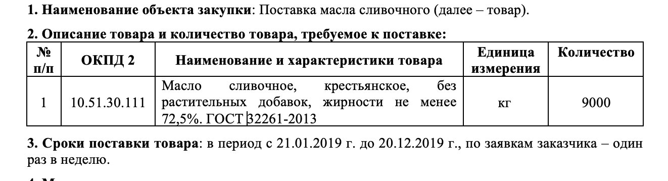 экрана 2018 12 10 в 10.47.05 Астраханская психиатрическая больница закупает 9 тонн сливочного масла