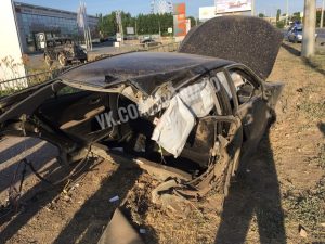 1 21 Машину разорвало на части: появилось видео жесткого ДТП в Астрахани