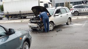 1 37 Сегодня днем в Астрахани сгорел автомобиль