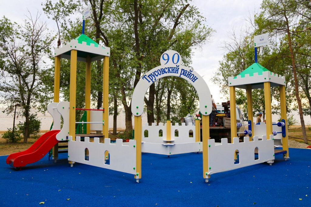 WhatsApp Image 2019 08 18 at 22.16.32 1 В Трусовском районе города, в рамках проекта Обновлённая Астрахань, появился "Астраханский кремль" для малышей