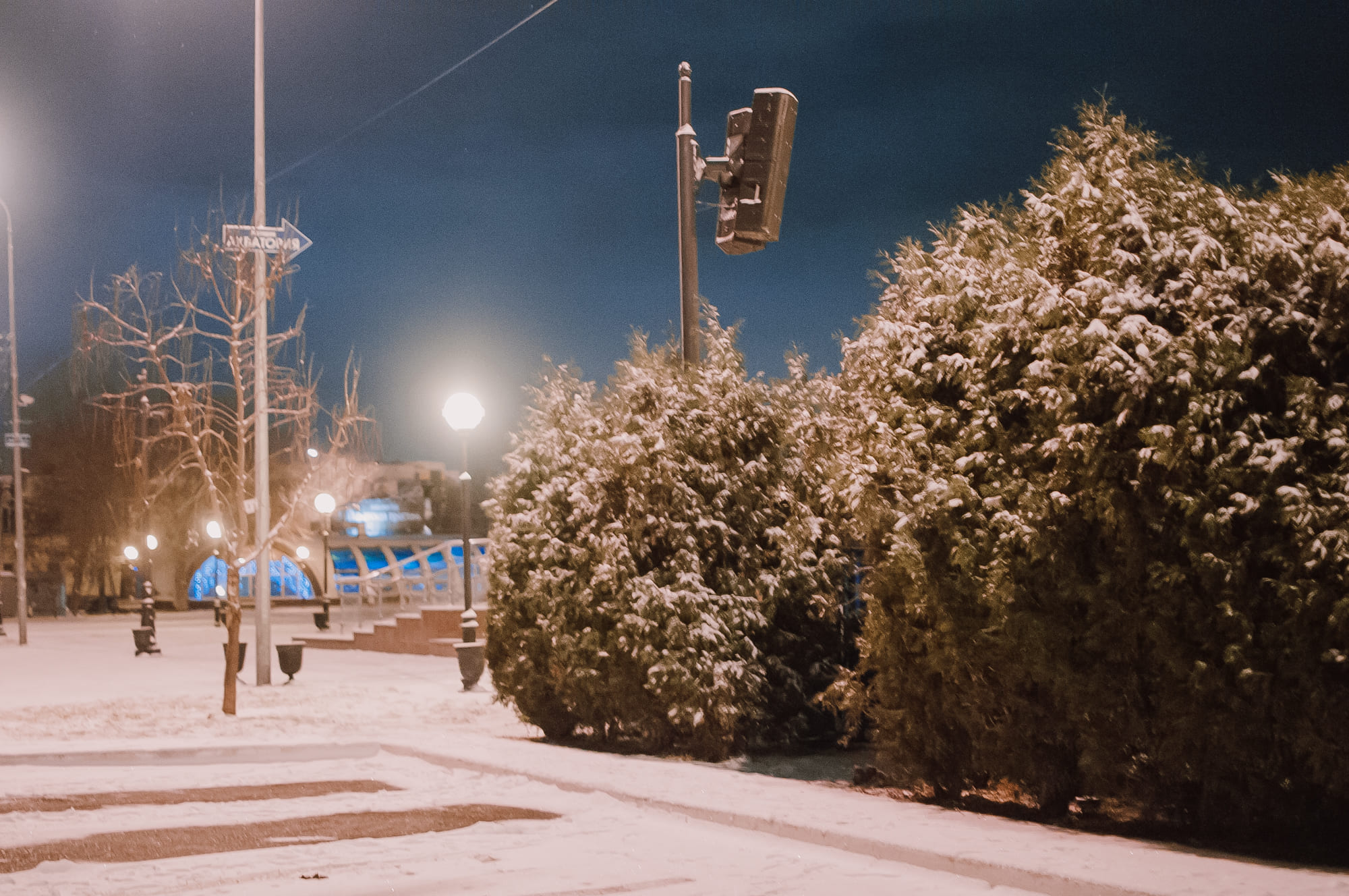 DSC 6617 В Астрахань пришла зима! 15 спецмашин вышли на борьбу со снегом. Фоторепортаж