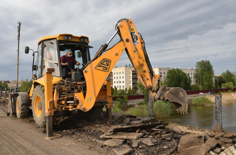 dsc 3166 Как проходит ремонт на Милицейском мосту в Астрахани