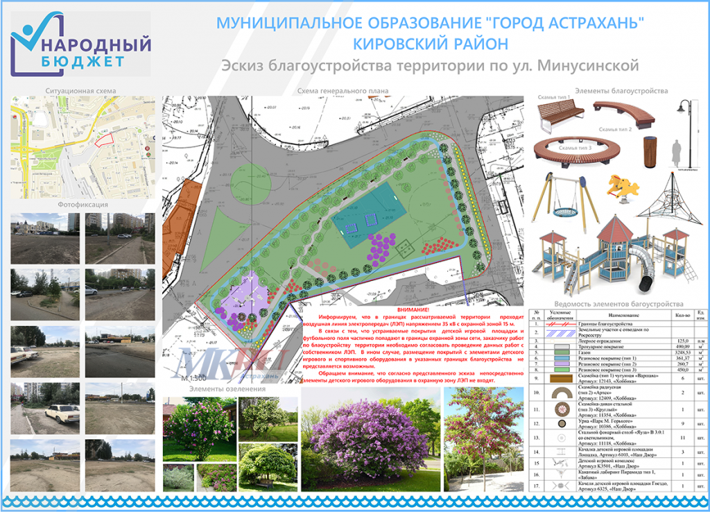 11212 Стало известно, как будет выглядеть новый сквер на Минусинской в Астрахани
