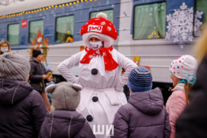 поезд Деда Мороза в Астрахани