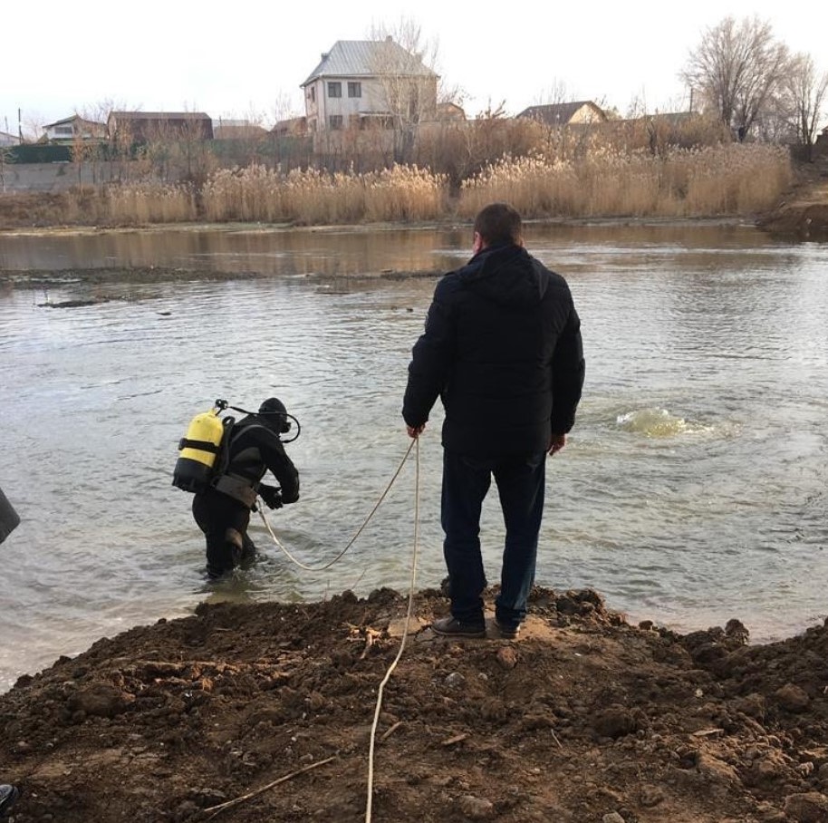В Астрахани прорвало водопровод