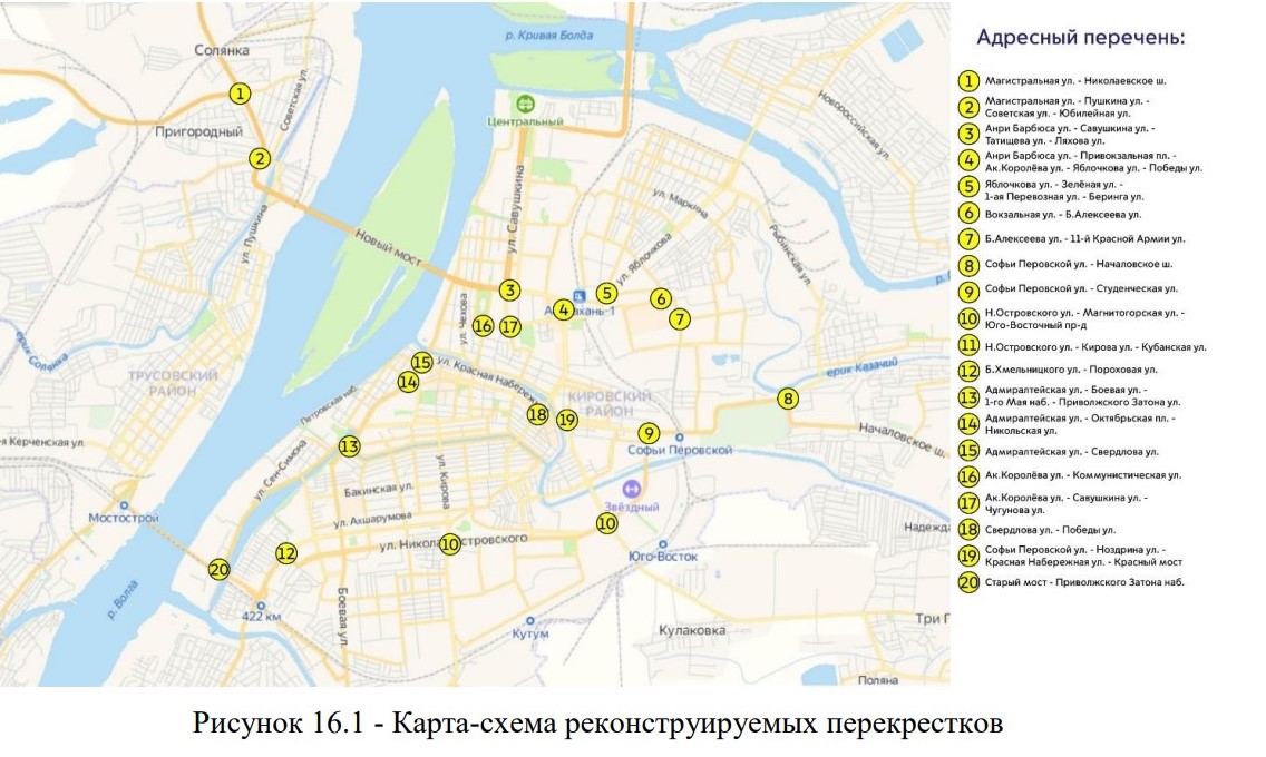 переходы В Астрахани организуют 20 новых пешеходных переходов
