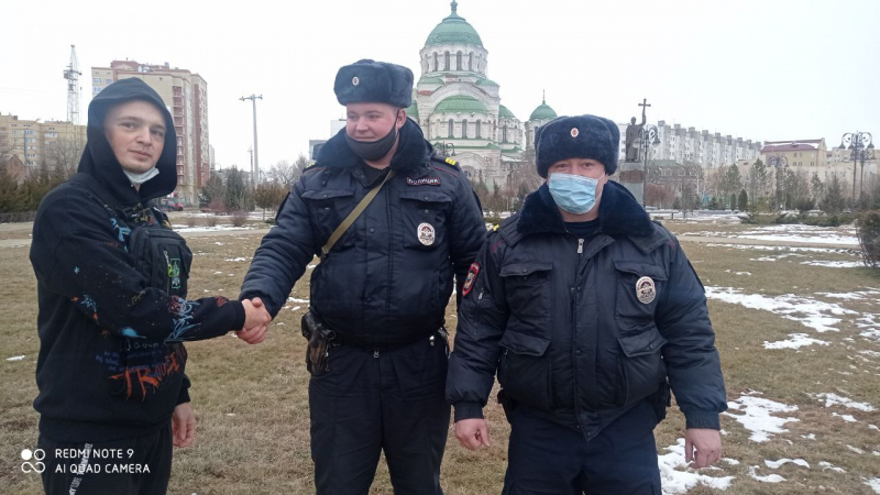 задержание грабителей в Астрахани