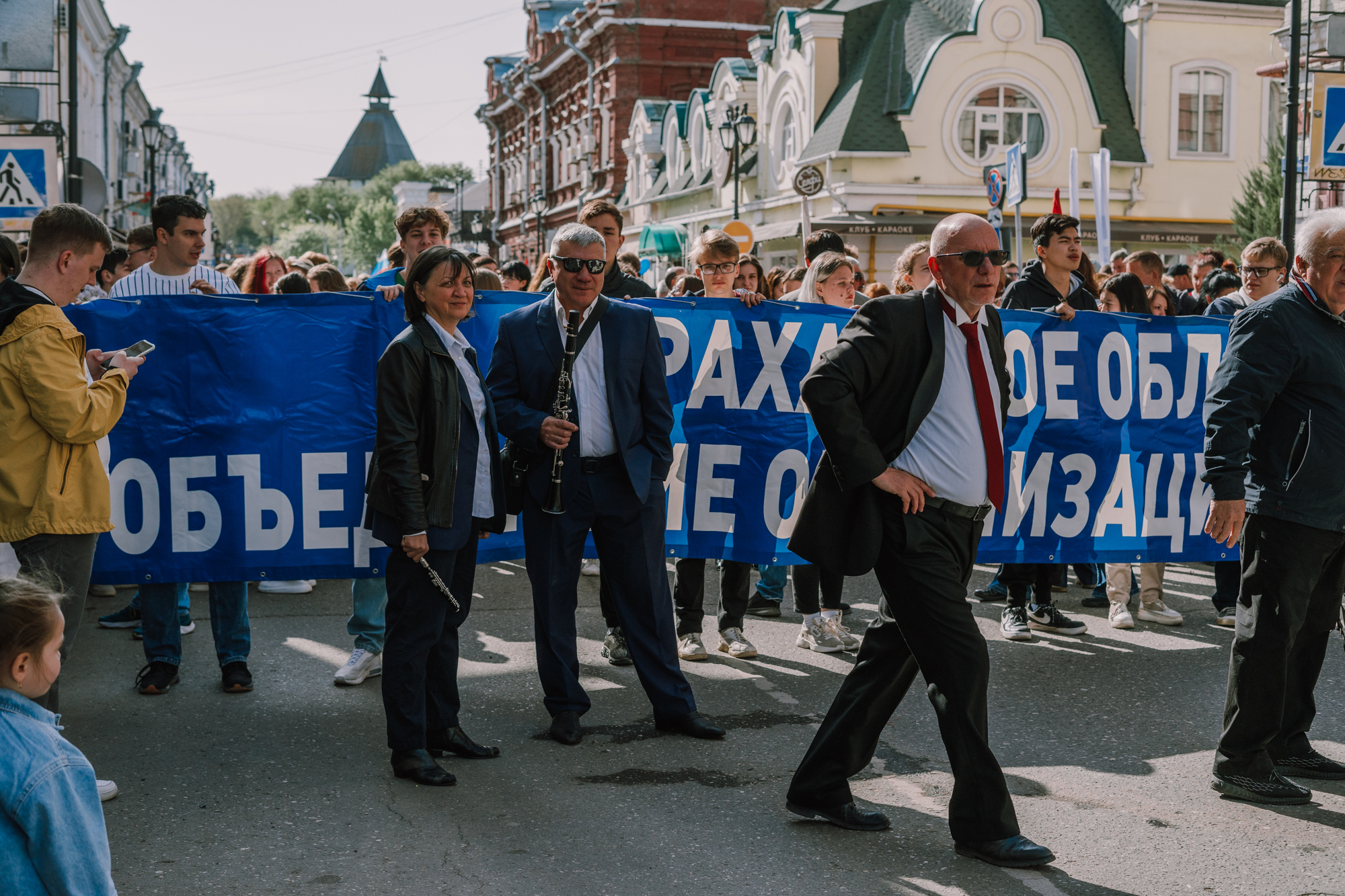 DSC07555 Торжественное первомайское шествие в Астрахани: как это было