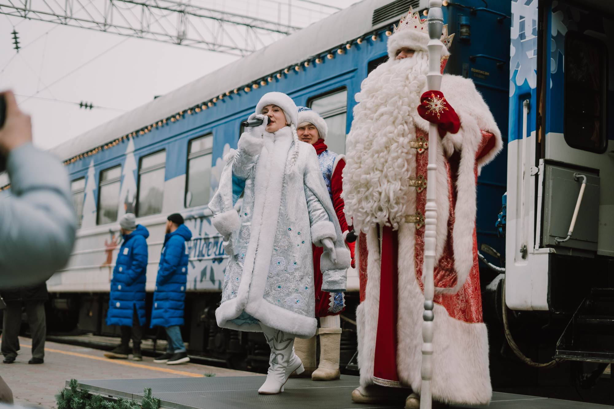 DSC00002 Новый год к нам мчится: кадры прибытия поезда Деда Мороза