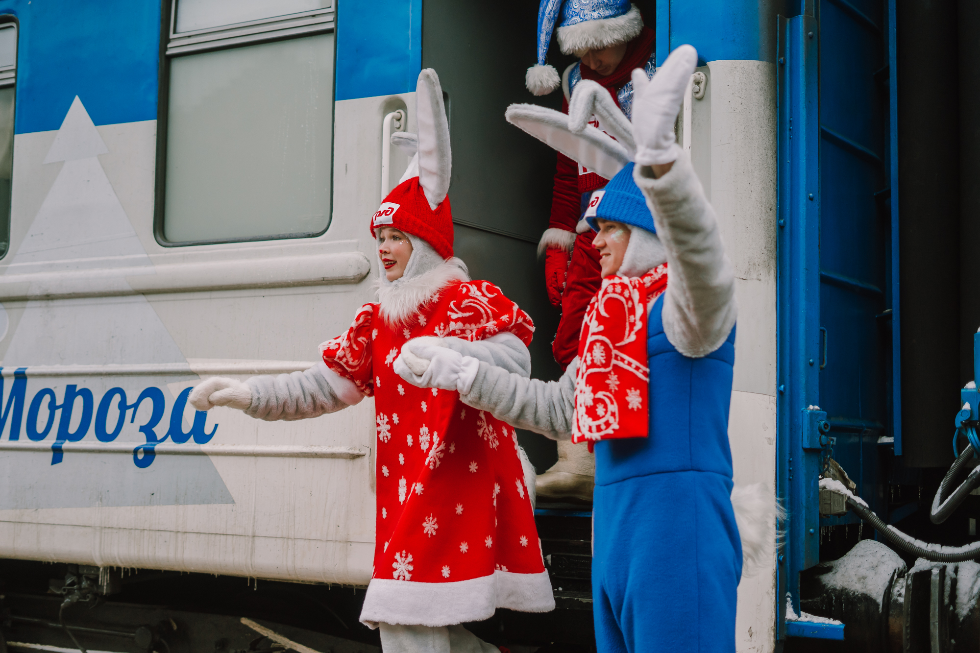DSC00041 Новый год к нам мчится: кадры прибытия поезда Деда Мороза