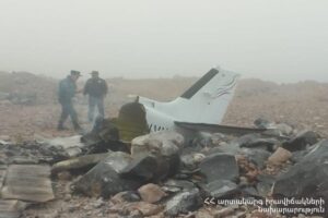 самолет разбился в Армении