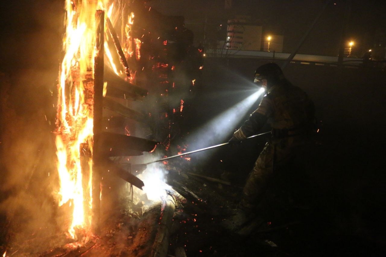 пожар на Донбасской