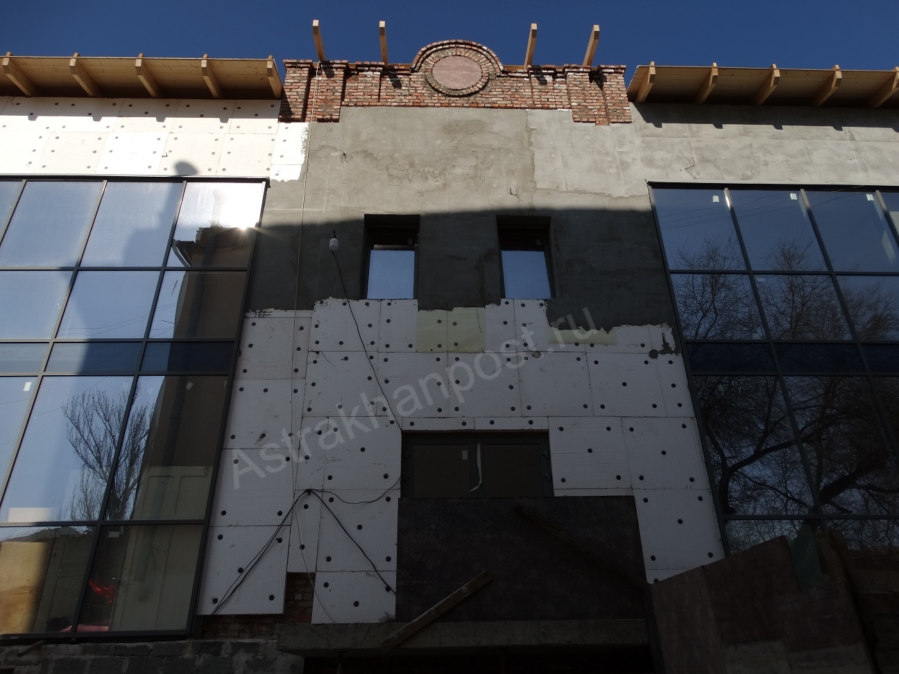 реставрация городского училища в Астрахани