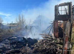 пожар в Астрахани